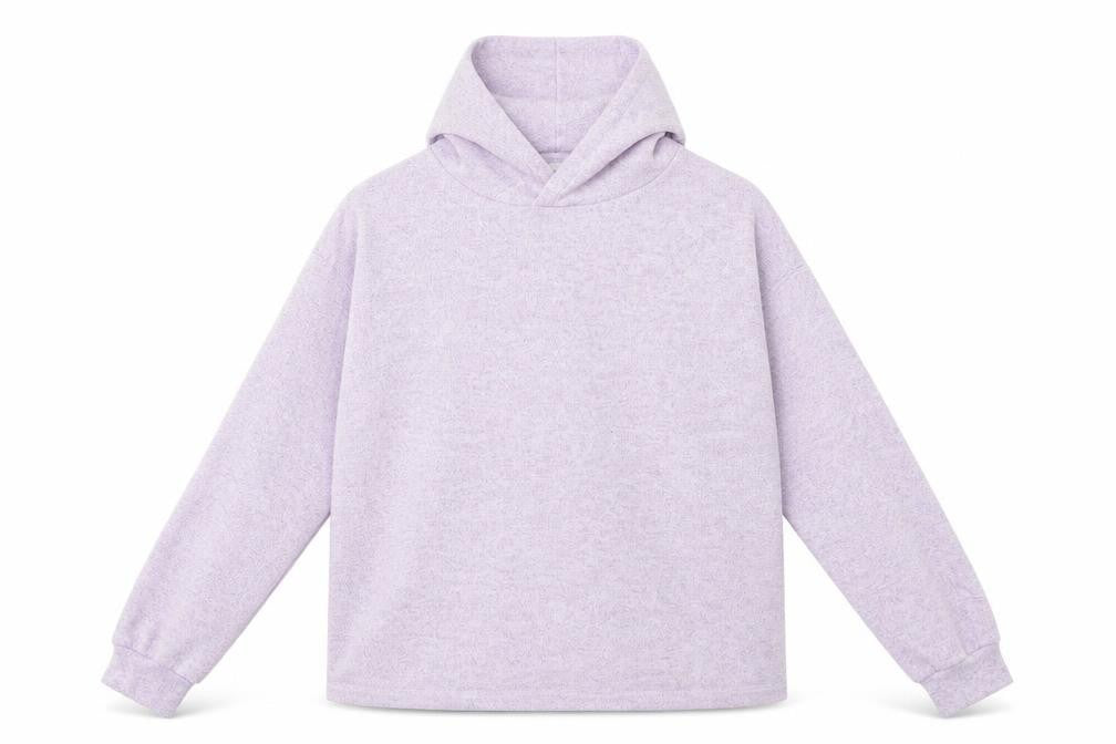 Marks & Spencer Girls Purple  Knit Pullover Hoodie Size 13 Years