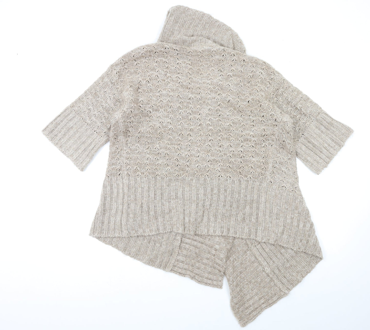 New Look Womens Brown  Knit Cardigan Jumper Size 10
