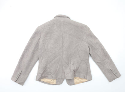 Next Womens Grey   Overcoat Coat Size 18
