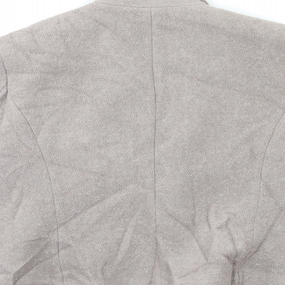 NEXT Womens Grey   Overcoat Coat Size 18