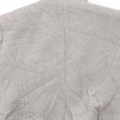 Next Womens Grey   Overcoat Coat Size 18