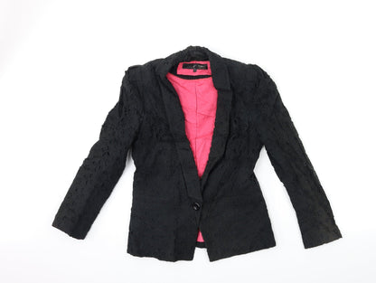 Next Womens Black   Jacket Blazer Size 8