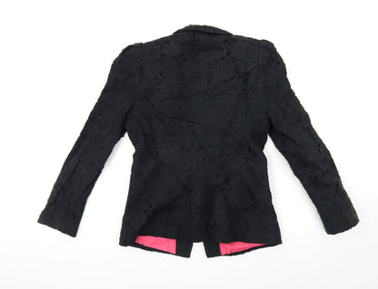 Next Womens Black   Jacket Blazer Size 8