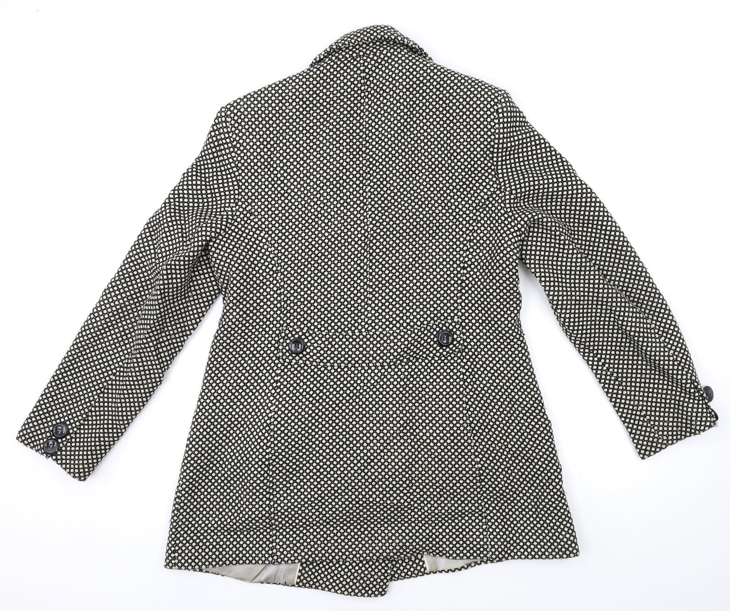 Berkertex Womens Black   Overcoat Coat Size 14