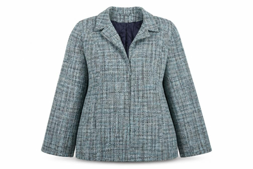 Liz Claiborne Womens Blue   Jacket Coat Size L