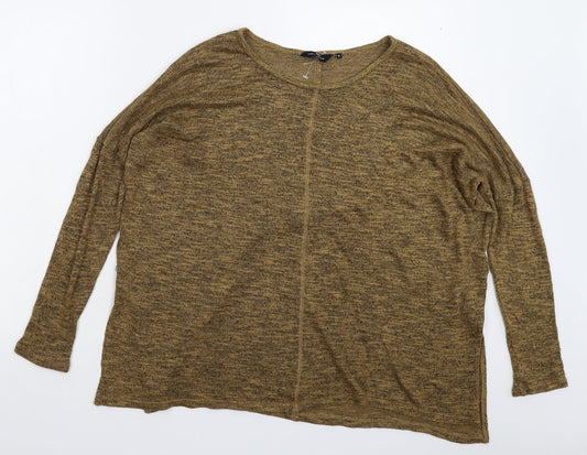 NEXT Womens Beige  Knit Pullover Jumper Size 8  - Oversized