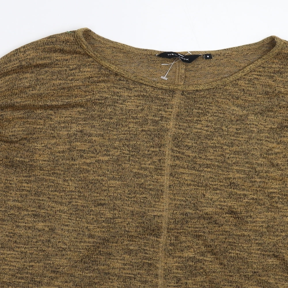 NEXT Womens Beige  Knit Pullover Jumper Size 8  - Oversized