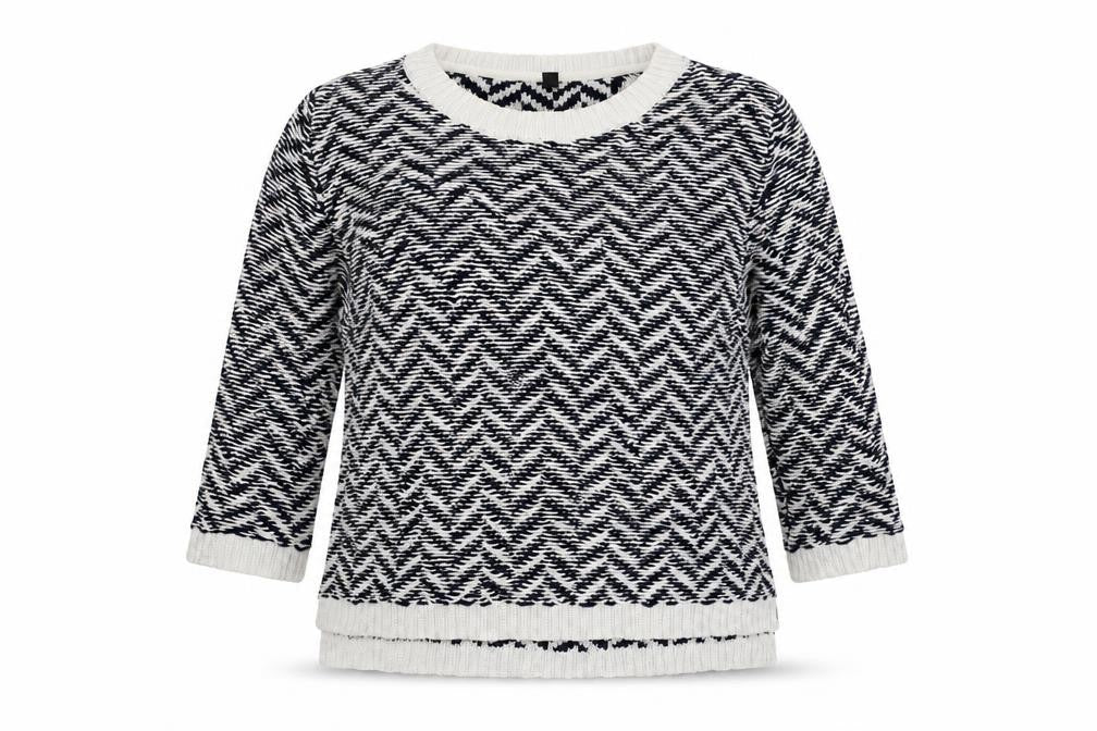 Topshop Womens Multicoloured Striped Knit Pullover Jumper Size 12