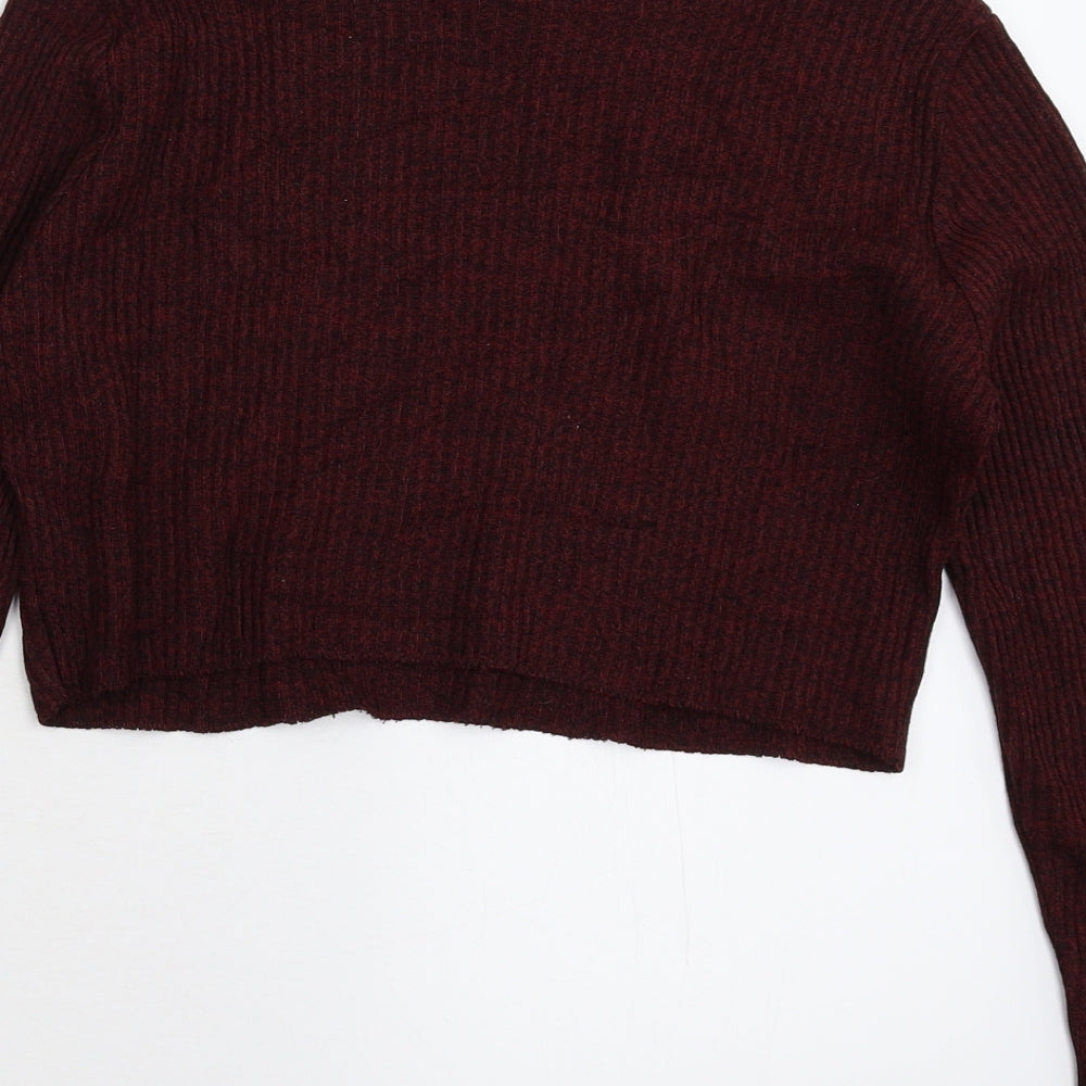 Hearts & Bows Womens Brown  Knit Pullover Jumper Size S