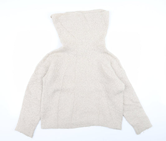 m&s Womens Beige   Pullover Jumper Size 12