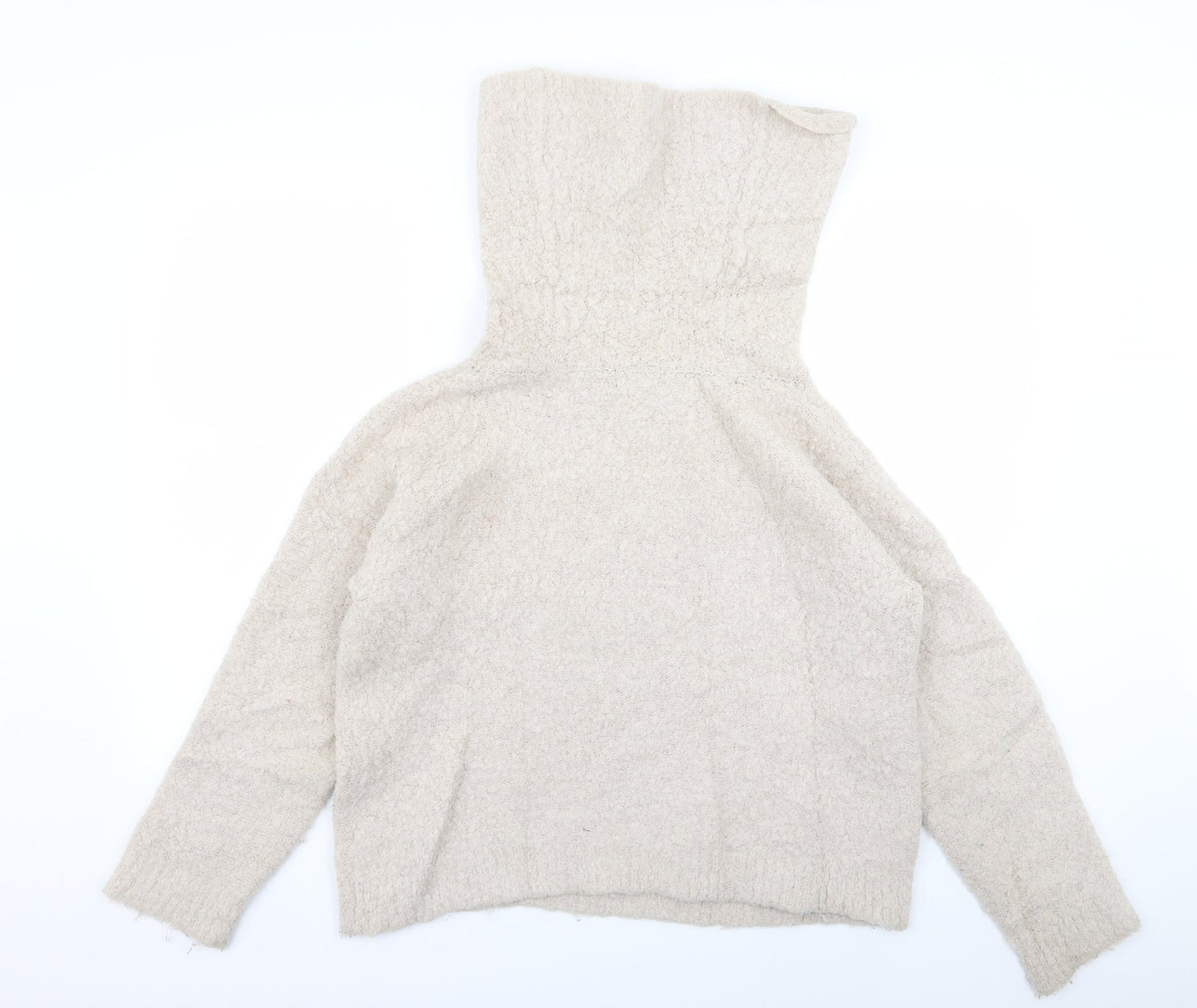 m&s Womens Beige   Pullover Jumper Size 12
