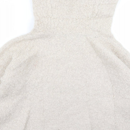 Marks & Spencer Womens Beige   Pullover Jumper Size 12