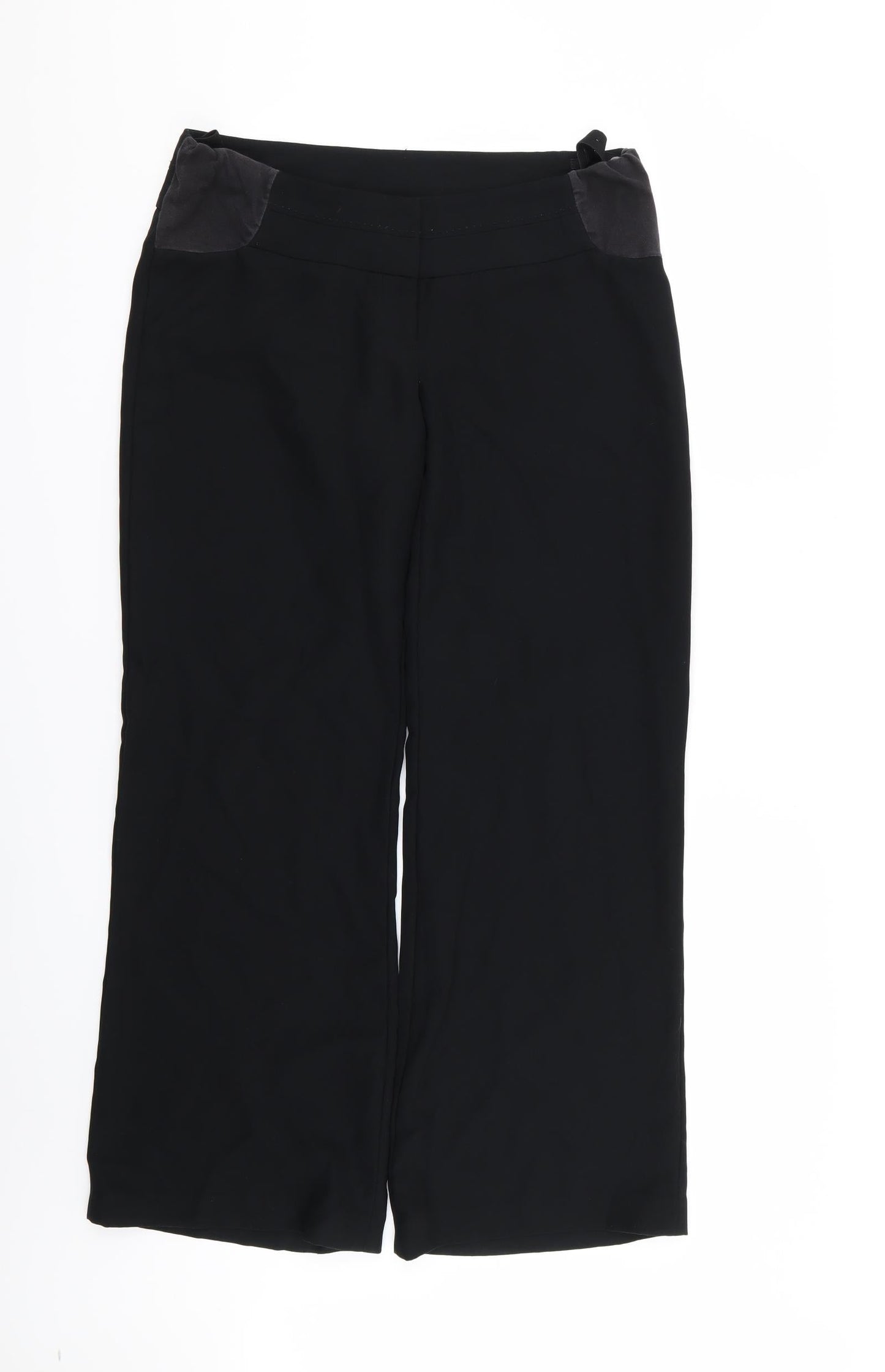 NEXT Womens Black   Trousers  Size 8 L30 in