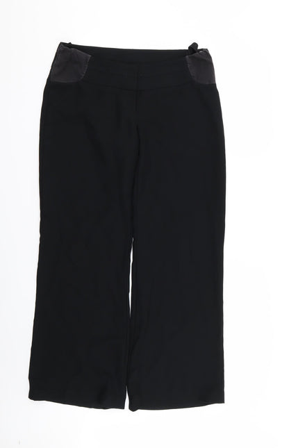 Next Womens Black   Trousers  Size 8 L30 in