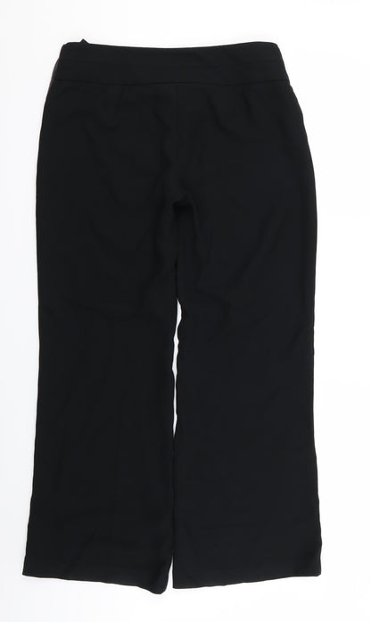 Next Womens Black   Trousers  Size 8 L30 in