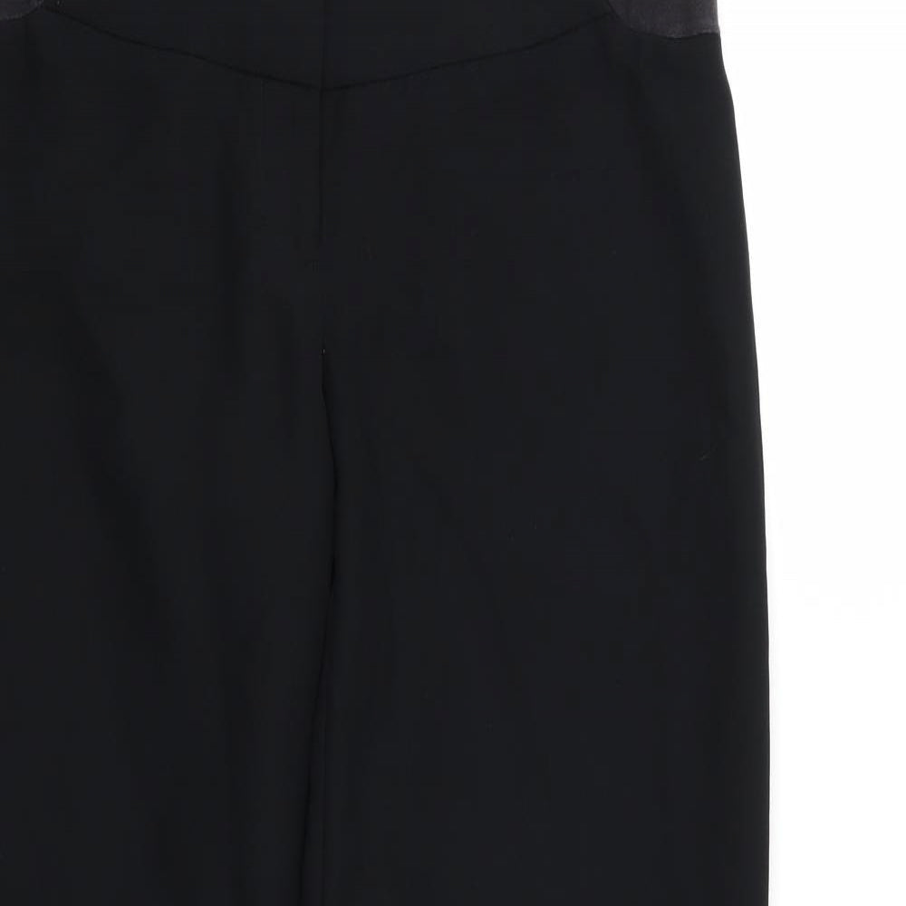 NEXT Womens Black   Trousers  Size 8 L30 in