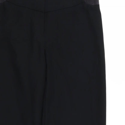 Next Womens Black   Trousers  Size 8 L30 in