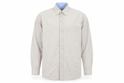 Unity Mens Beige    Button-Up Size M