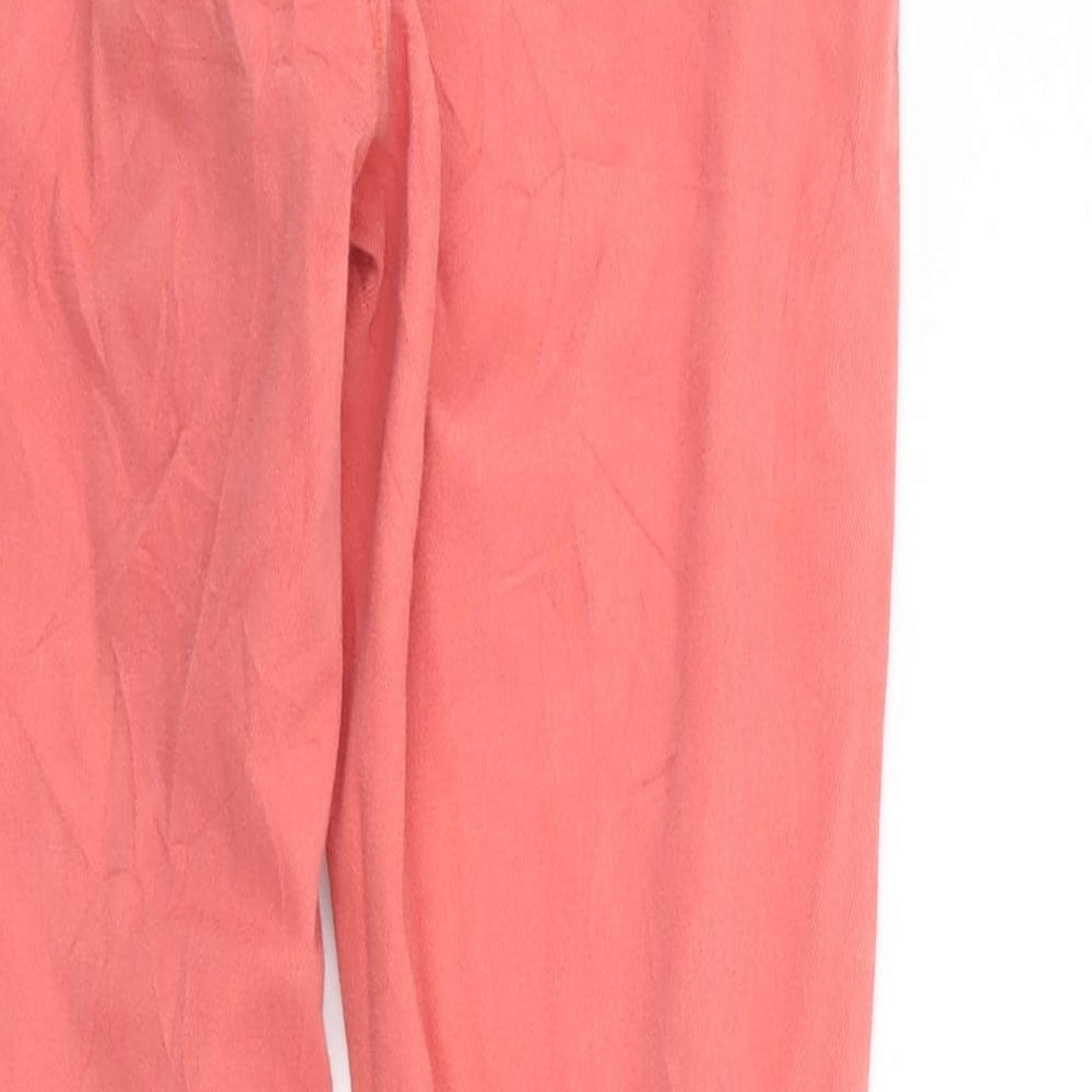 Topshop Womens Pink   Skinny Jeans Size 8 L26 in