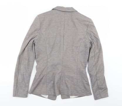 H&M Womens Grey   Jacket Blazer Size 10