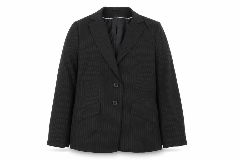 Dorothy Perkins Womens Black Striped  Jacket Blazer Size 12