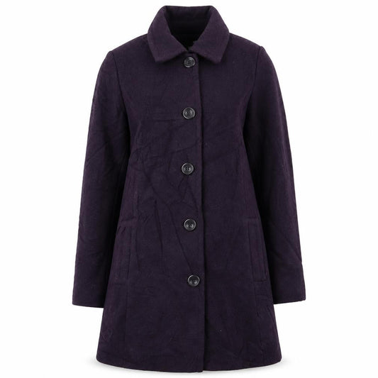 isle Womens Purple   Overcoat Coat Size 10