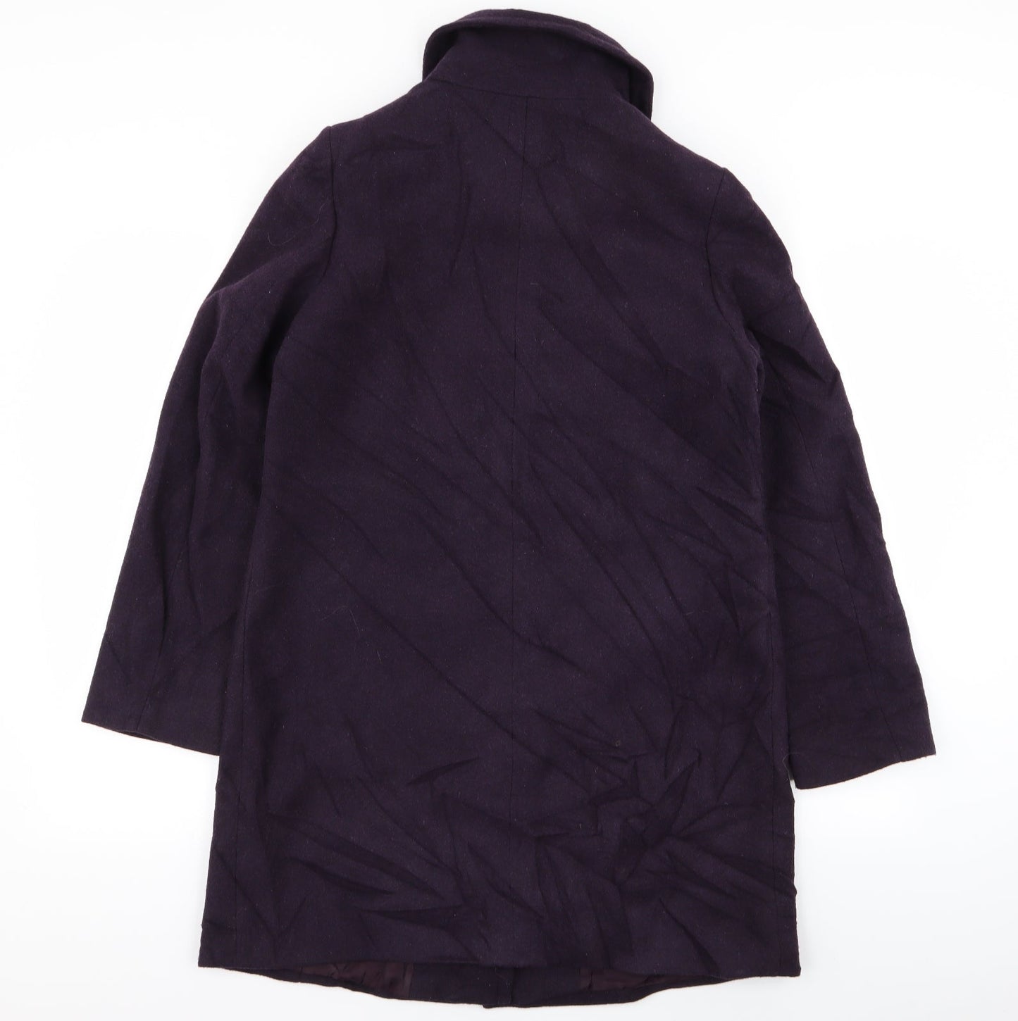 isle Womens Purple   Overcoat Coat Size 10