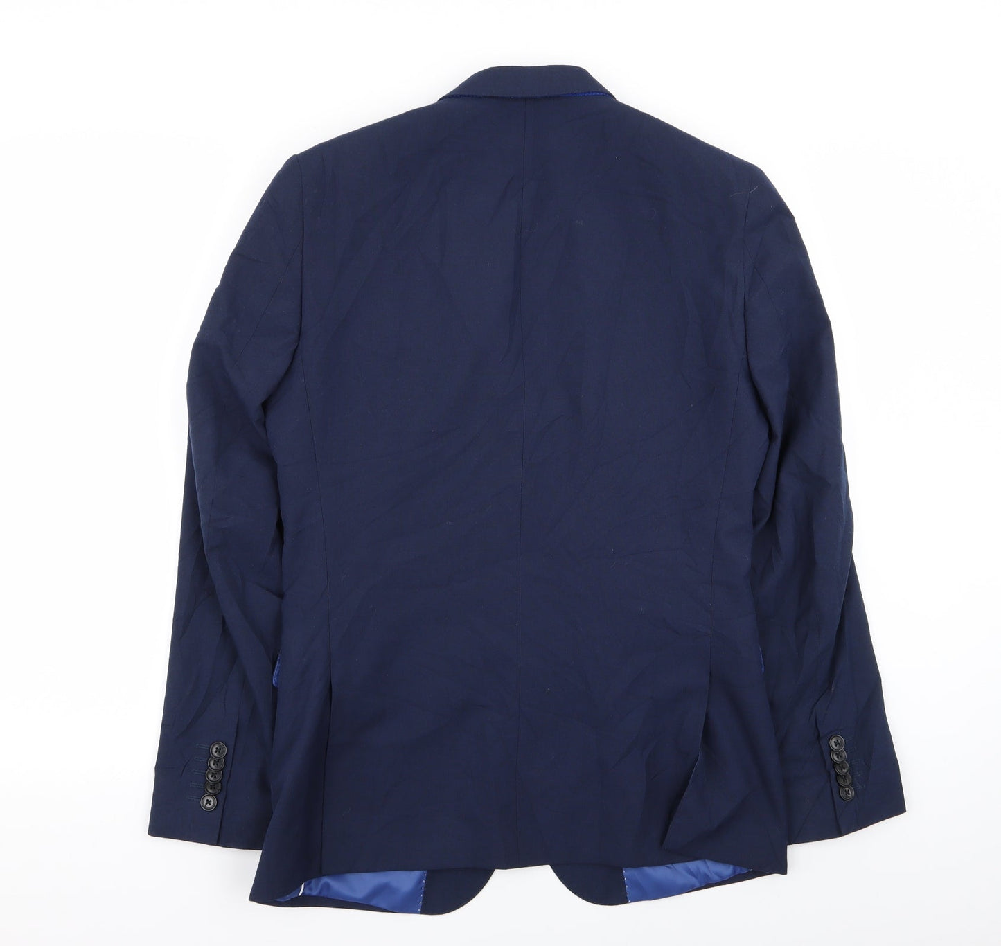 Harry Brown Mens Blue   Jacket Blazer Size 36