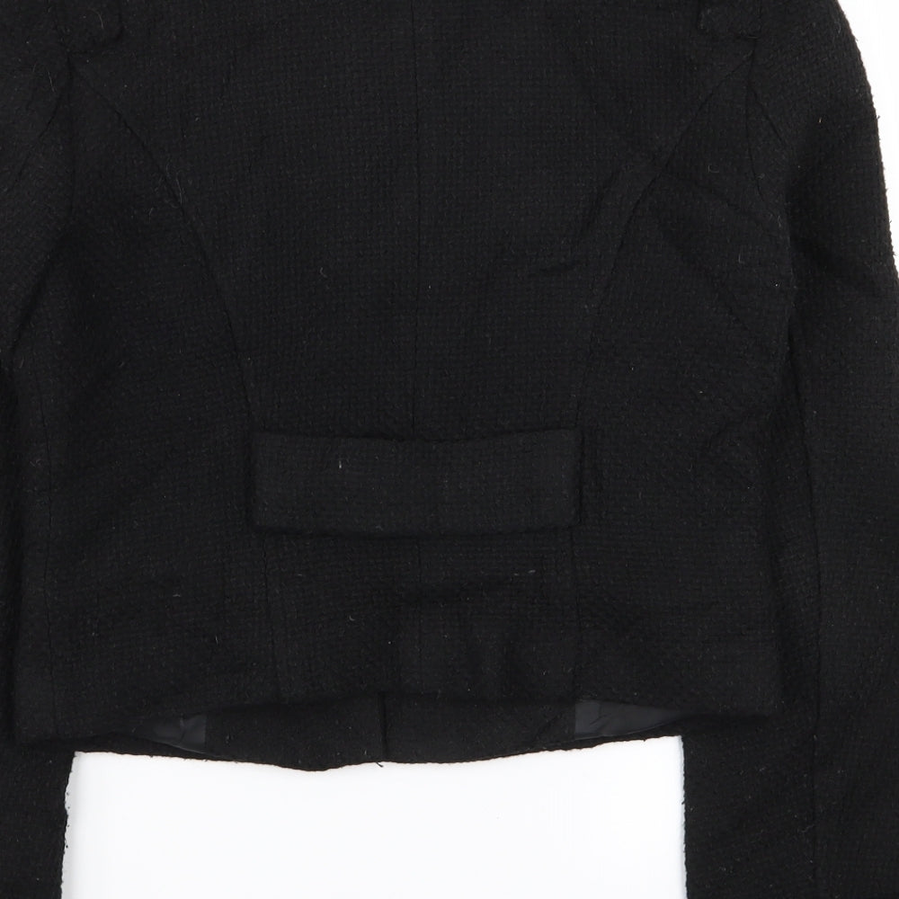 Warehouse Womens Black   Jacket Blazer Size 8