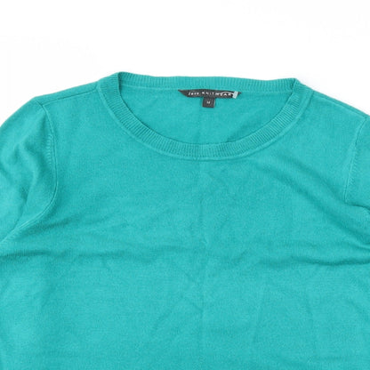 Preloved Love Knitwear Womens Green   Pullover Jumper Size 14 - Detail