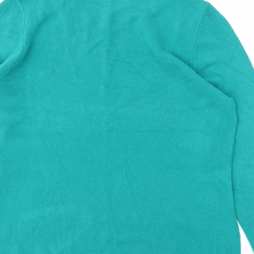 Love Knitwear Womens Green   Pullover Jumper Size 14