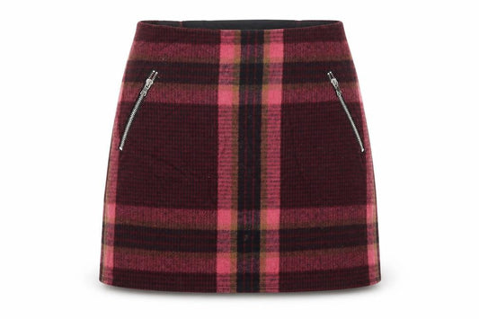 Gap Womens Pink Check  A-Line Skirt Size 6