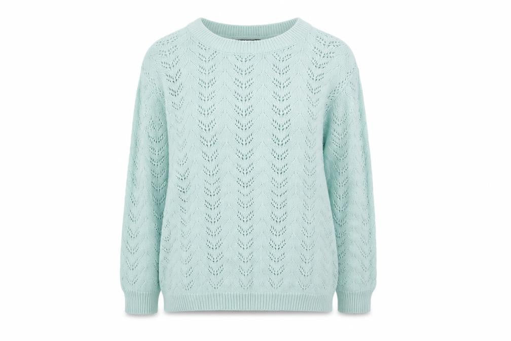 Mia Moda Womens Blue   Pullover Jumper Size M