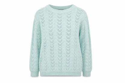 Mia Moda Womens Blue   Pullover Jumper Size M