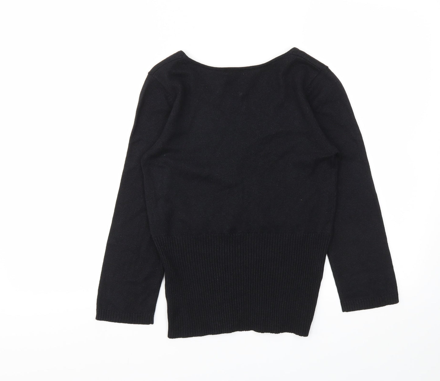 WITH LOVE Womens Black   Basic T-Shirt Size M