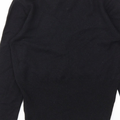 WITH LOVE Womens Black   Basic T-Shirt Size M