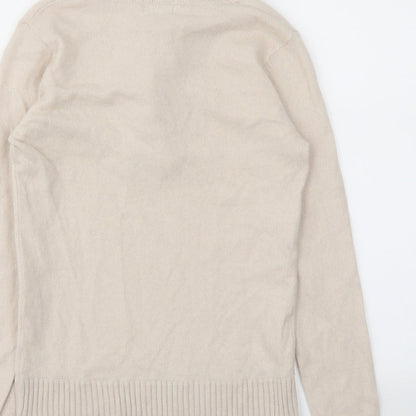 F&F Womens Beige   Pullover Jumper Size 12