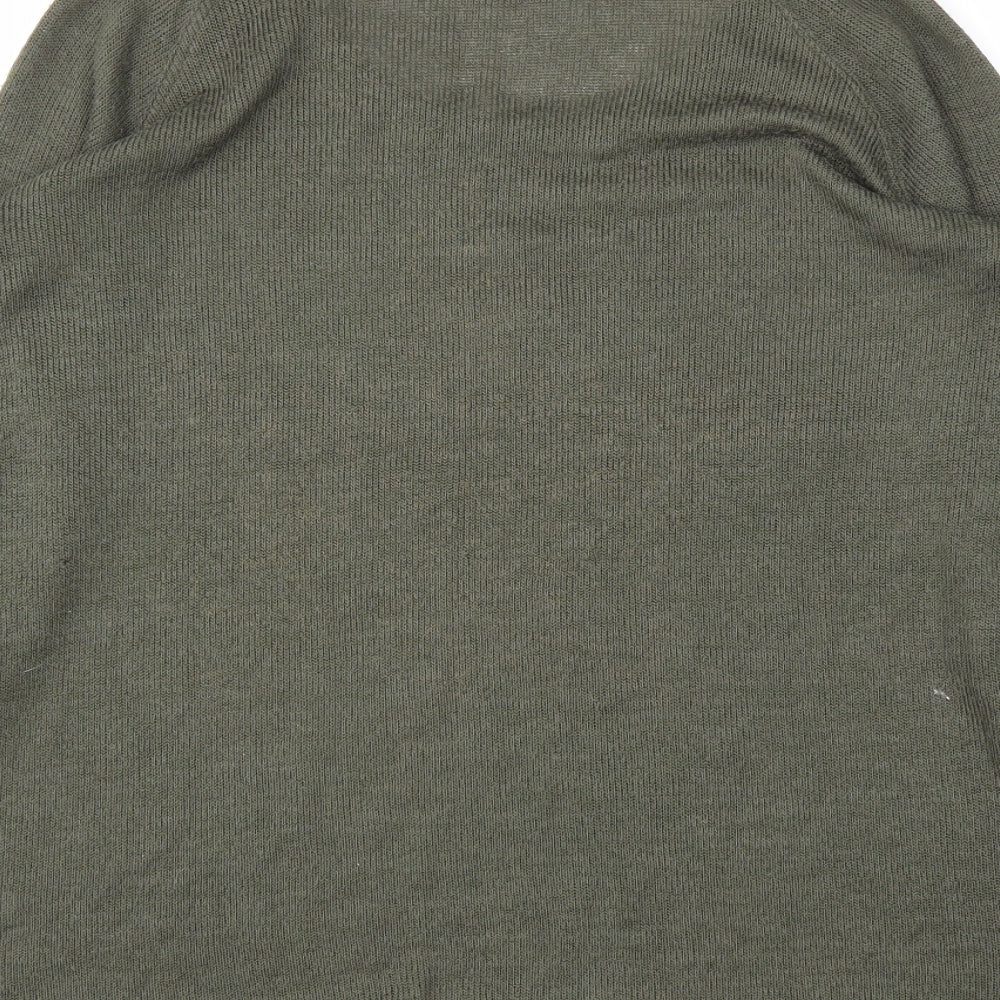 George Womens Green Argyle/Diamond  Pullover Jumper Size 8