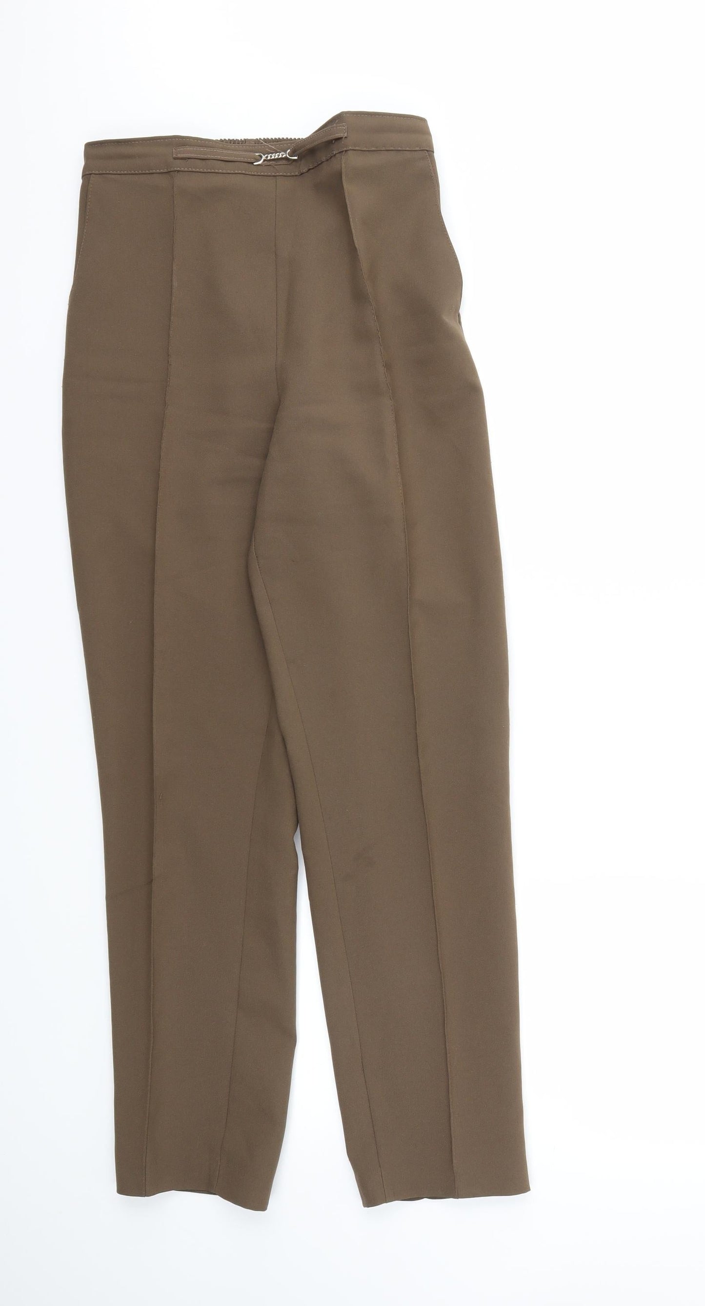 Preworn Womens Brown   Trousers  Size 30 L29 in - Stretch waistband