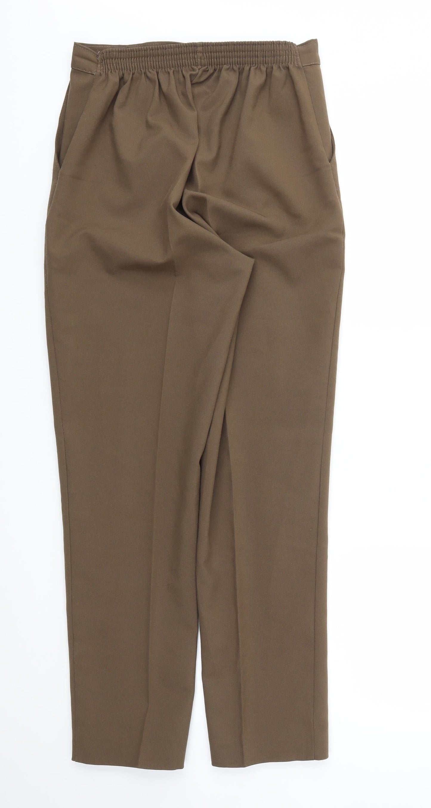 Preworn Womens Brown   Trousers  Size 30 L29 in - Stretch waistband
