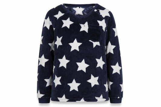 George Girls Blue Argyle/Diamond  Top Pyjama Top Size 10-11 Years