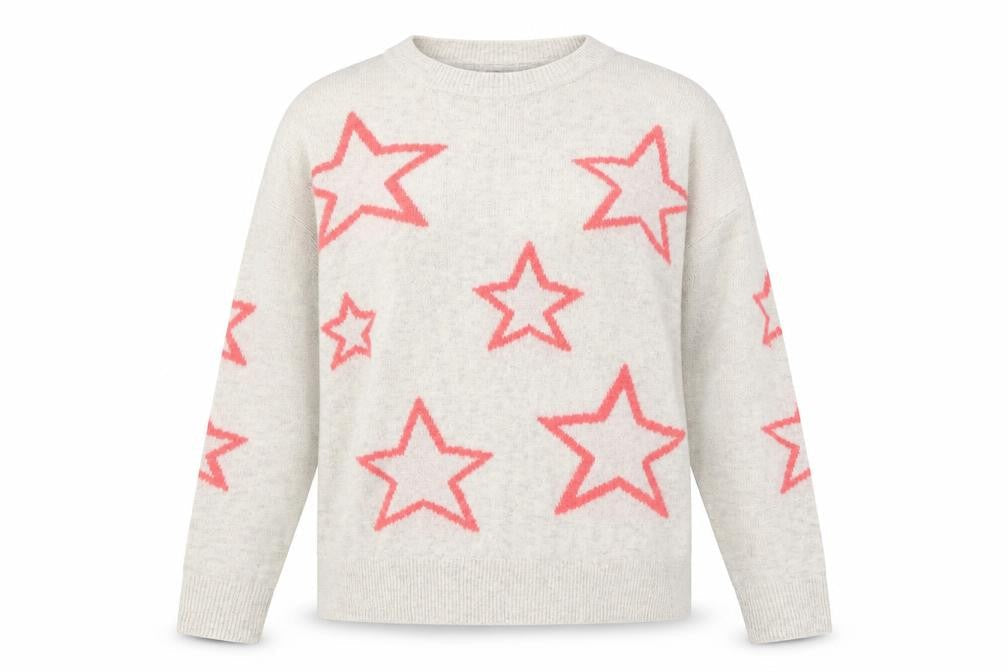 F&F Womens Ivory Argyle/Diamond  Pullover Jumper Size 6