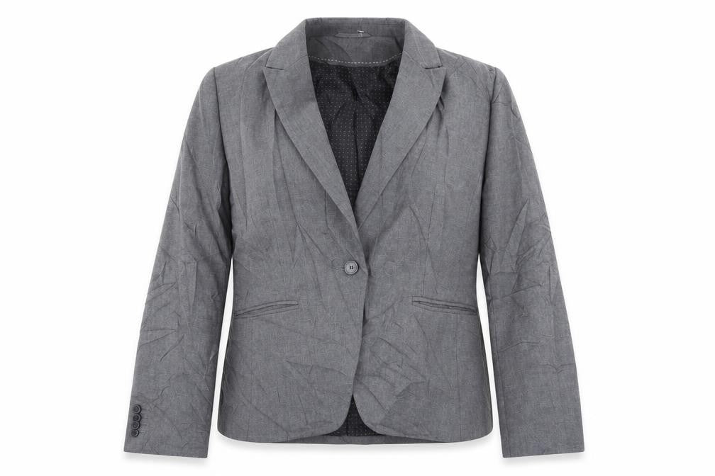 Preworn Womens Grey   Jacket Blazer Size 40