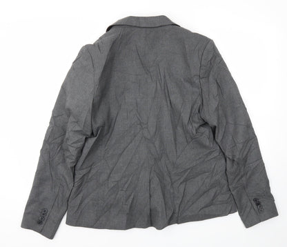 Preworn Womens Grey   Jacket Blazer Size 40