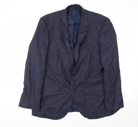 M&S Mens Blue   Jacket Blazer Size 42