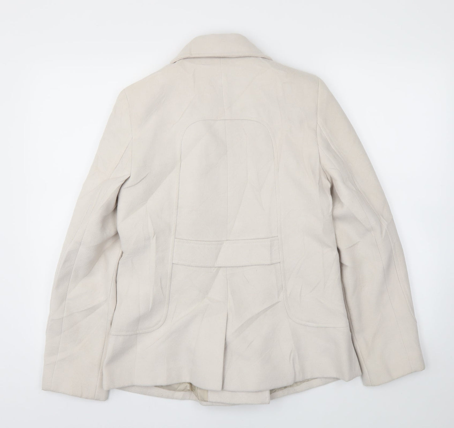 M&Co Womens Ivory   Jacket Coat Size 10