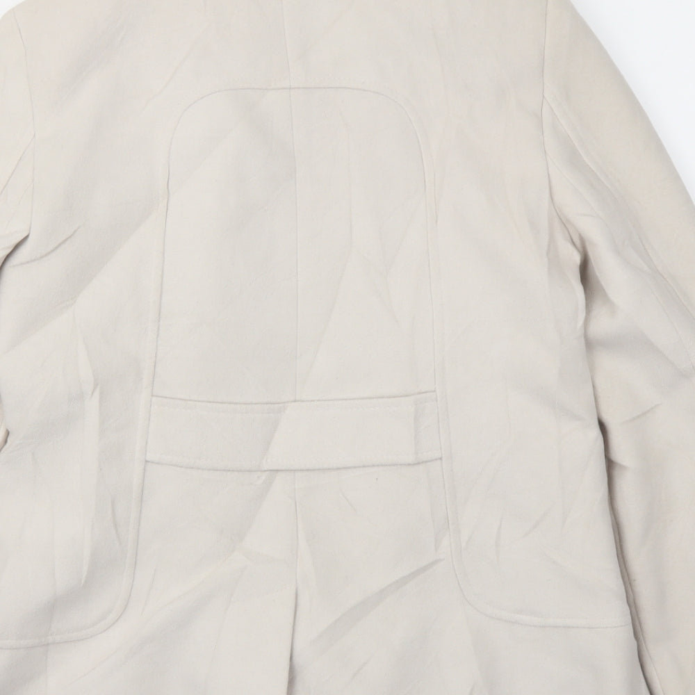 M&Co Womens Ivory   Jacket Coat Size 10