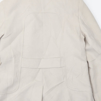 M&Co Womens Ivory   Jacket Coat Size 10