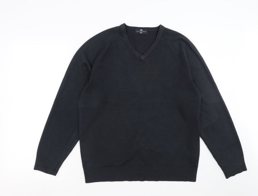 Marks and Spencer Mens Blue   Pullover Jumper Size M