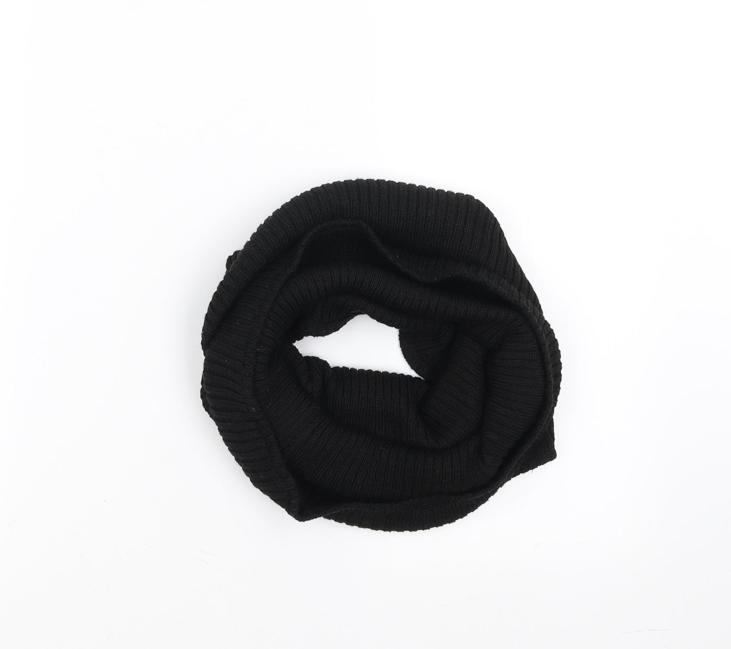 Preworn Womens Black    Scarf   - snood